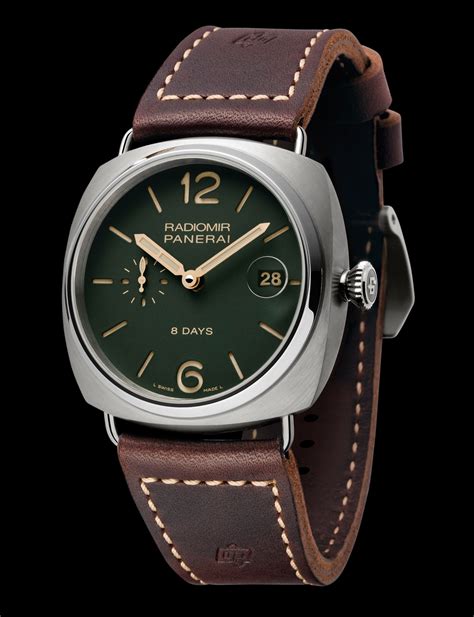 panerai radiomir dial green.